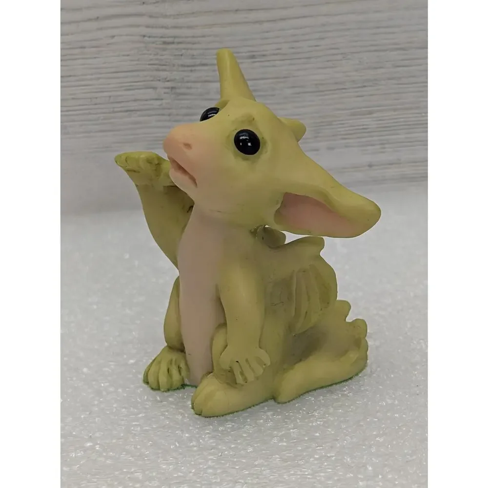 Vintage 1995 Pocket Dragons‎ Bye Resin Figurine Real Musgrave Flambro 2.75in